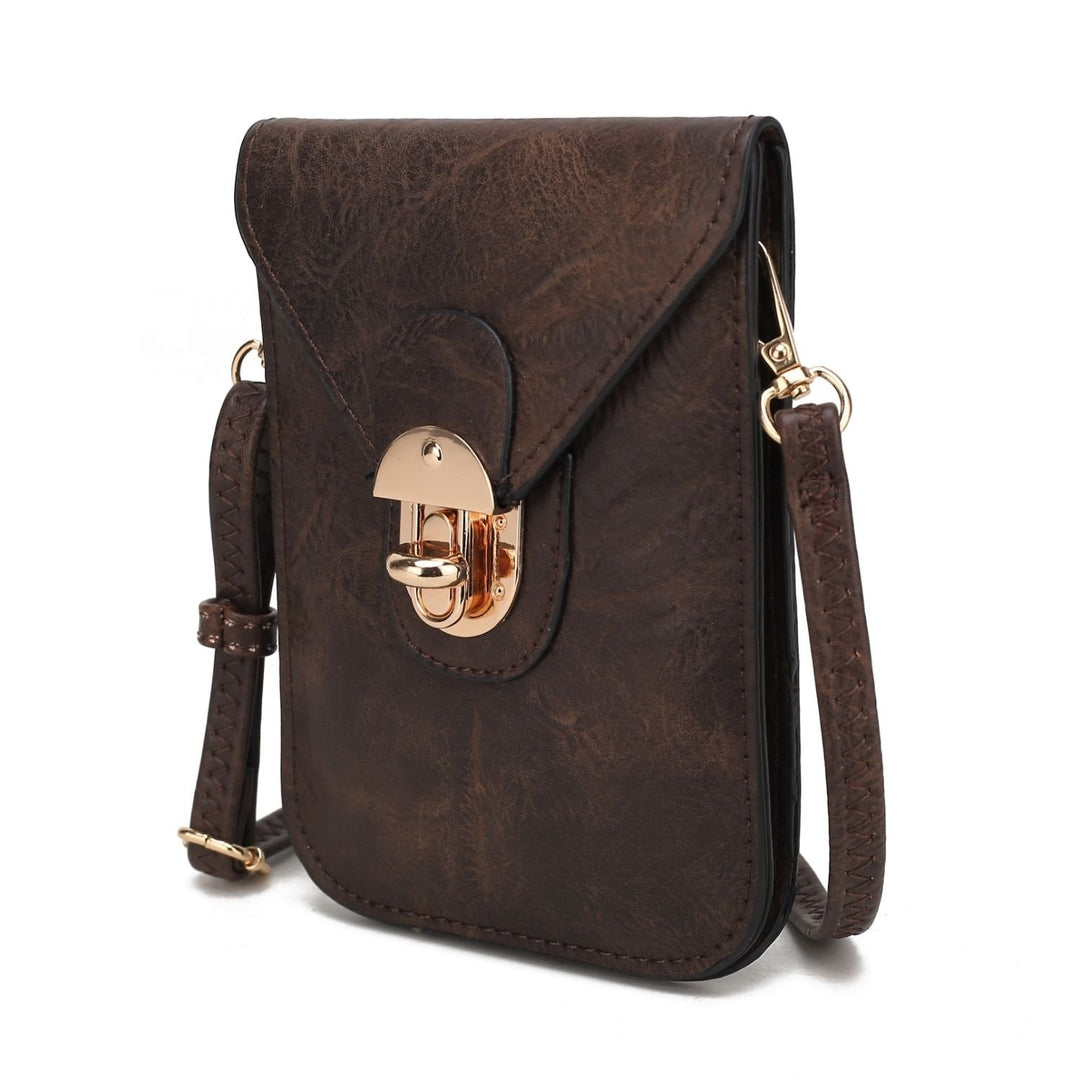 Kianna Multi-Functional Shoulder Bag Vegan Leather Phone Crossbody Handbag by Mia K. Image 3