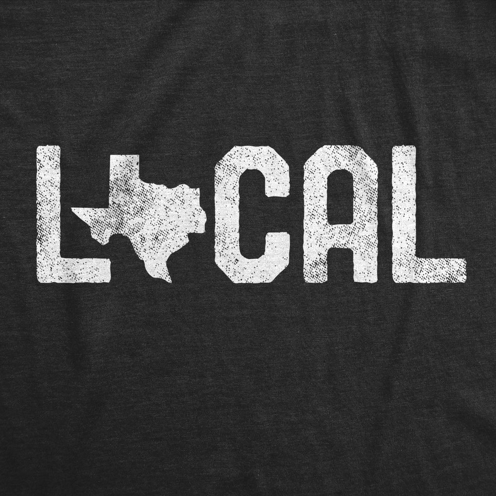 Mens Texas Local T Shirt Cool Vintage Graphic Awesome Retro Tee for Guys Image 2