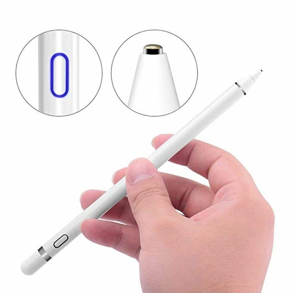 Rechargeable Screen Touch Stylus Pen With Two Caps For Phones And Ipad Image 9