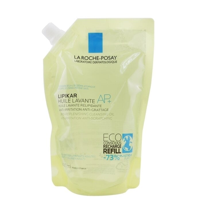 La Roche Posay - Lipikar AP+ Anti-Irritation Cleansing Oil Eco-Refill(400ml/13.3oz) Image 1