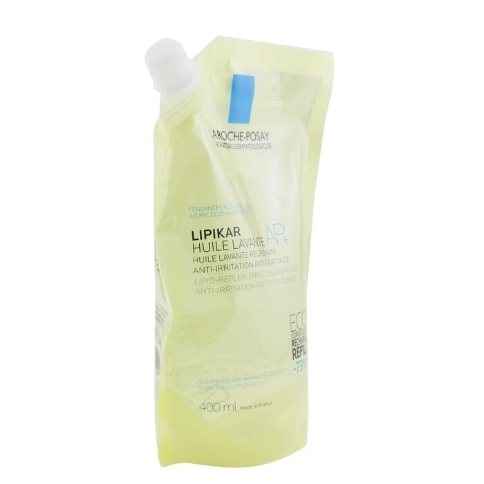 La Roche Posay - Lipikar AP+ Anti-Irritation Cleansing Oil Eco-Refill(400ml/13.3oz) Image 2