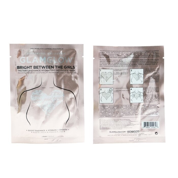 Glamglow - Bright Between The Girls Instant Radiance Hydrating Decollete Mask(1sheet) Image 2