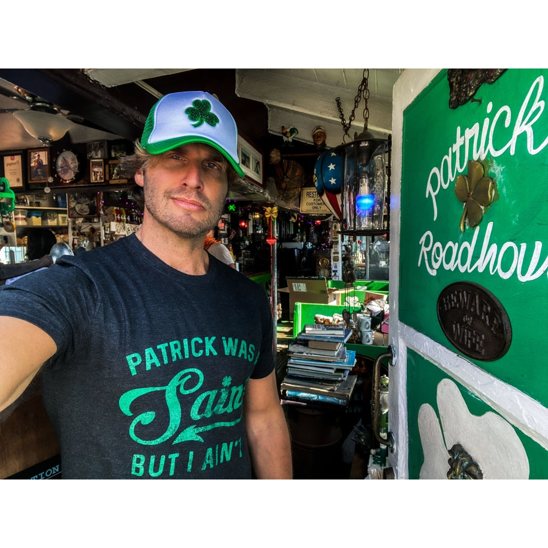 Mens Patrick Was A Saint Funny Shenanigans Saint Patricks Day St Patty irish Tee Image 4