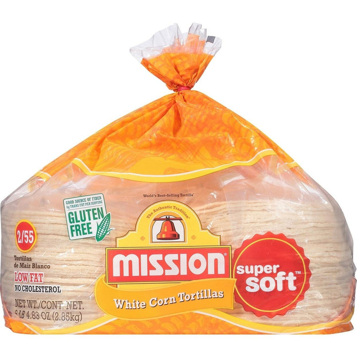 Mission 6" White Corn Tortillas 100.53 Ounce (110 Count) Image 1