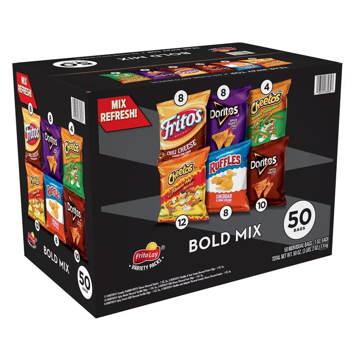 Frito Lay Bold Mix Variety Pack Chips (50 Count) Image 2