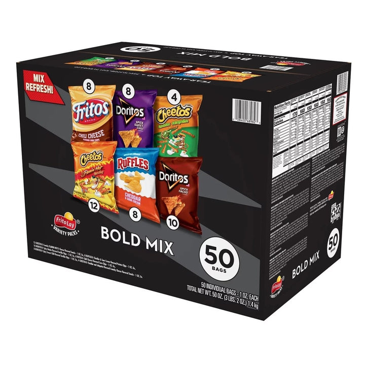 Frito Lay Bold Mix Variety Pack Chips (50 Count) Image 3