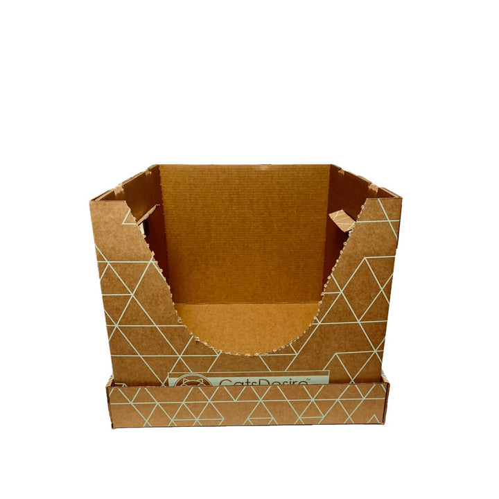 Cats Desire Disposable Biodegradable Top-Side Entry Litter Boxes Image 4
