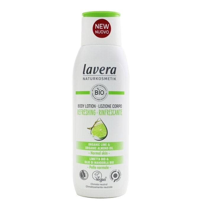 Lavera - Body Lotion (Regreshing) - With Lime and Organic Almond Oil - For Normal Skin(200ml/7oz) Image 1