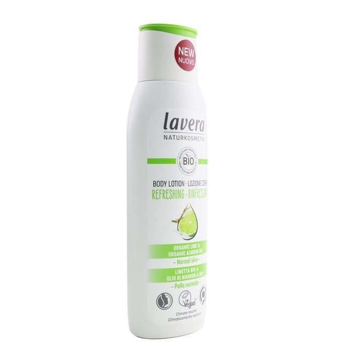 Lavera - Body Lotion (Regreshing) - With Lime and Organic Almond Oil - For Normal Skin(200ml/7oz) Image 2