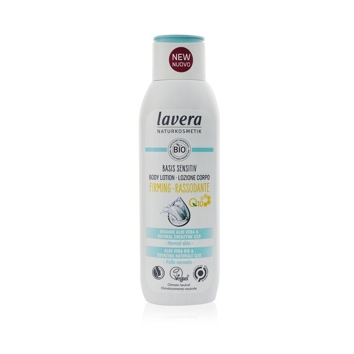 Lavera - Basis Sensitiv Firming Body Lotion With Organic Aloe Vera and Natural Coenzyme Q10 - For Normal Image 1