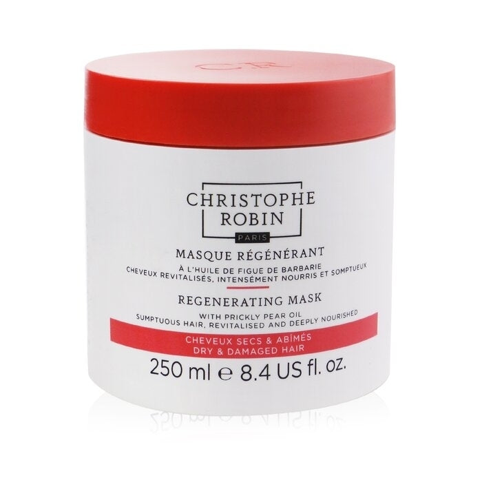 Christophe Robin - Regenerating Mask with Rare Prickly Pear Oil - Dry & Damaged Hair(250ml/8.4oz) Image 1