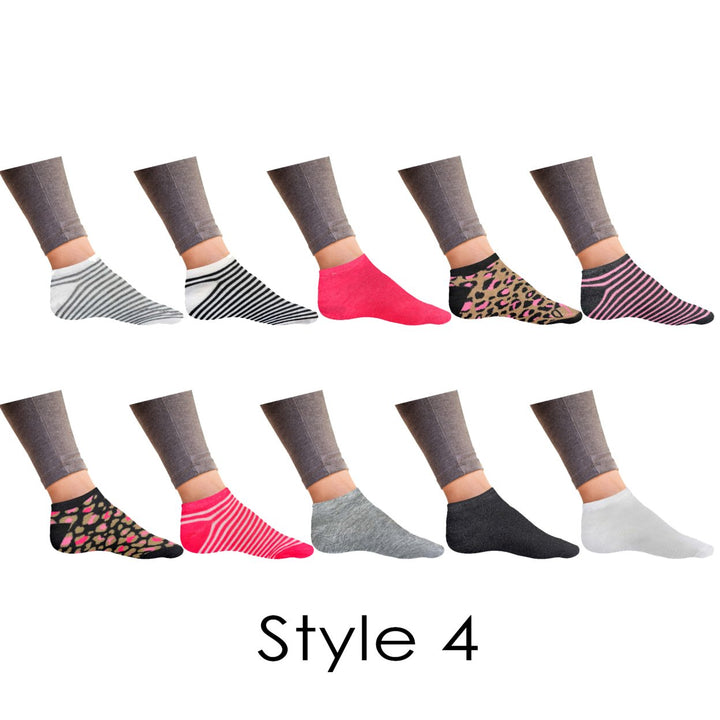 20 Pairs Womens Breathable No Show Low Cut Ankle Socks Colorful Assorted Sizes Image 4