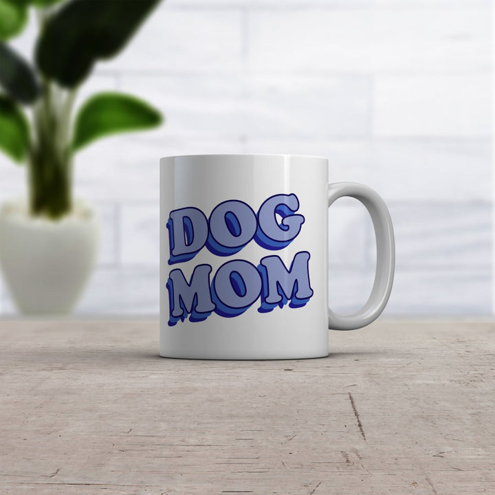 Dog Mom Mug Funny Puppy Lover Retro Pet Graphic Novelty Coffee Cup-11oz Image 2