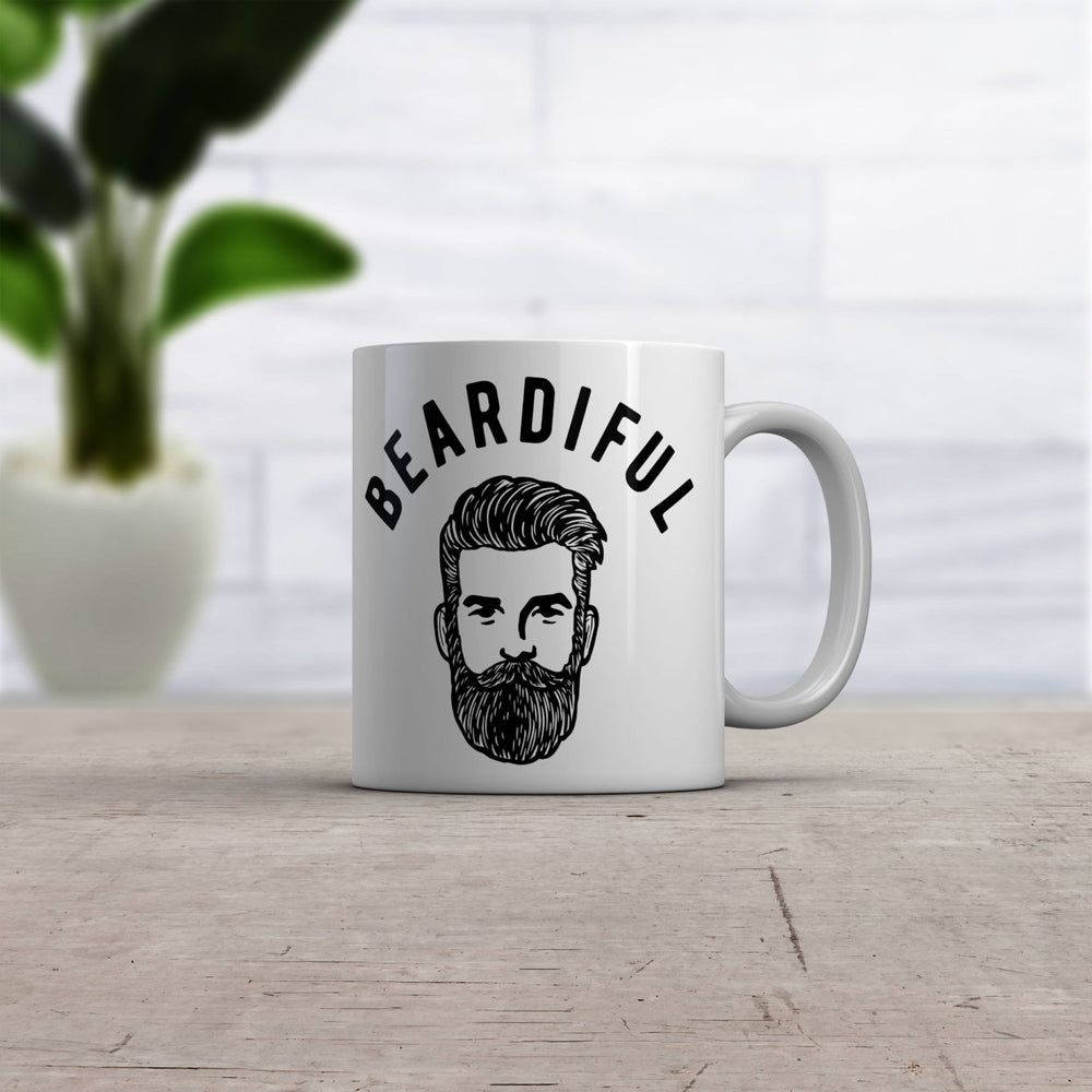 Beardiful Mug Funny Good Looking Facial Hair Graphic Novelty Coffee Cup-11oz Image 2