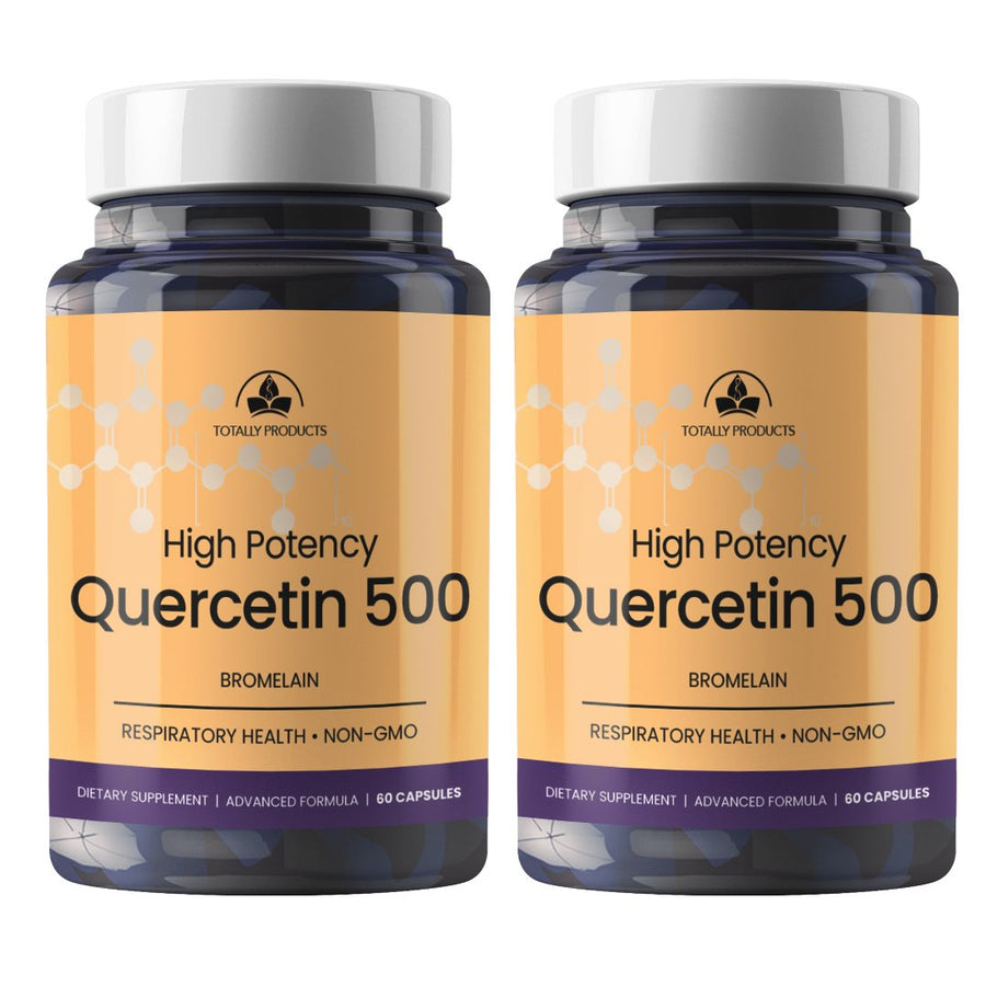 Totally Products Quercetin with Bromelain 60 Veg Capsules Immune Support 2 Bottles Image 1