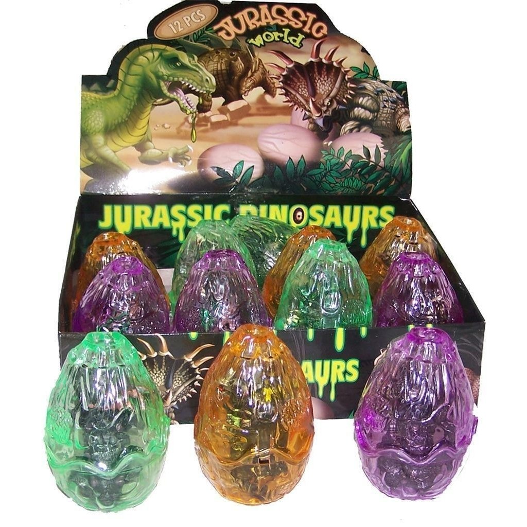 12 JARASSIC WORLD DINOSAUR 3D EGGS novelty toy dino egg puzzle play dinosuars Image 1