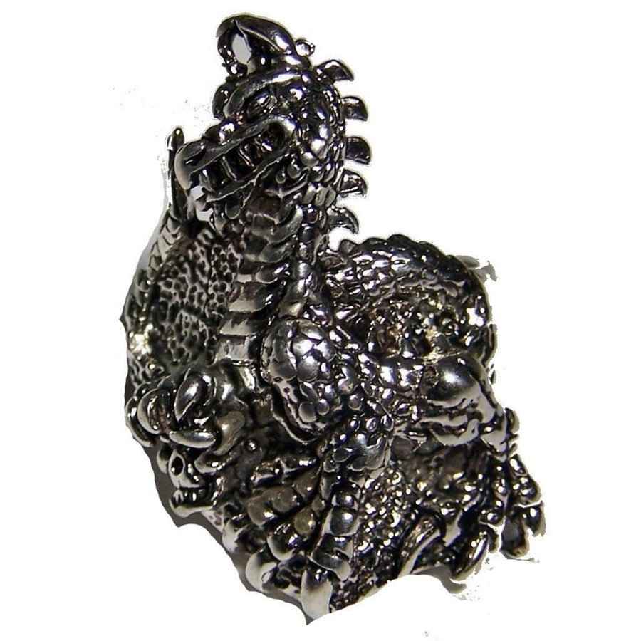 QUALITY MIDEVAL DRAGON RING 153 jewelry unisex MENS womens BIKER DRAGONS Image 1