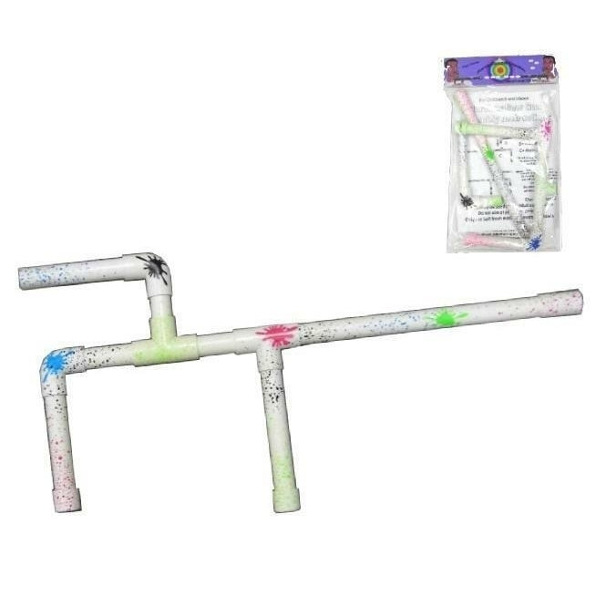 PAINT SPLATTER 22 INCH MINI MARSHMALLOW GUN toy tube shooter marshmellow guns Image 1