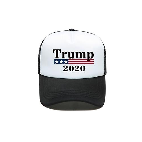 1 PIECE BLACK TRUCKER TRUMP ADJUSTABLE BASEBALL CAP ONE SIZE cap 2020 hats maga Image 1