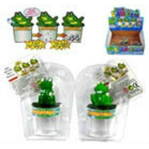 12 LAYING GROWING EGG FROGS novelty frog toy water toad novelties wholesale Image 1
