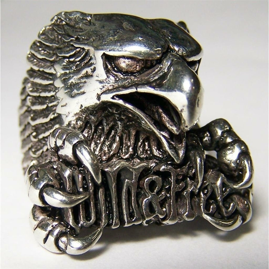 Quality WILD AND FREE EAGLE BIKER RING 147 jewelry unisex MENS womens bikers Image 1