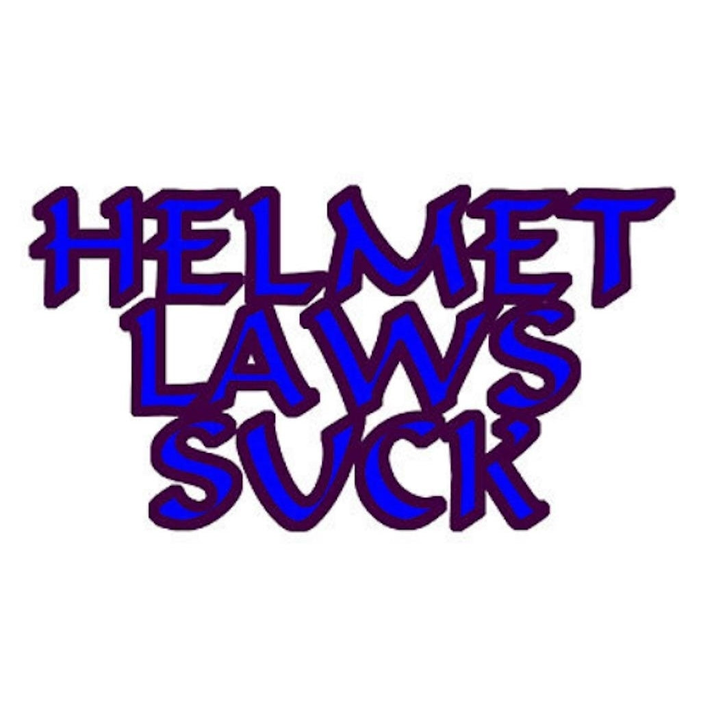 NEW HELMET LAWS SUCK EMBROIDERED PATCH sew or iron  P401motorcycle biker novelty Image 1