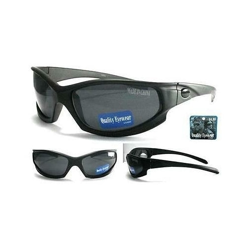 DELUXE BIKER WRAP AROUND SPORTS SUNGLASSES mens SUN236 eyewear glasses dark Image 1