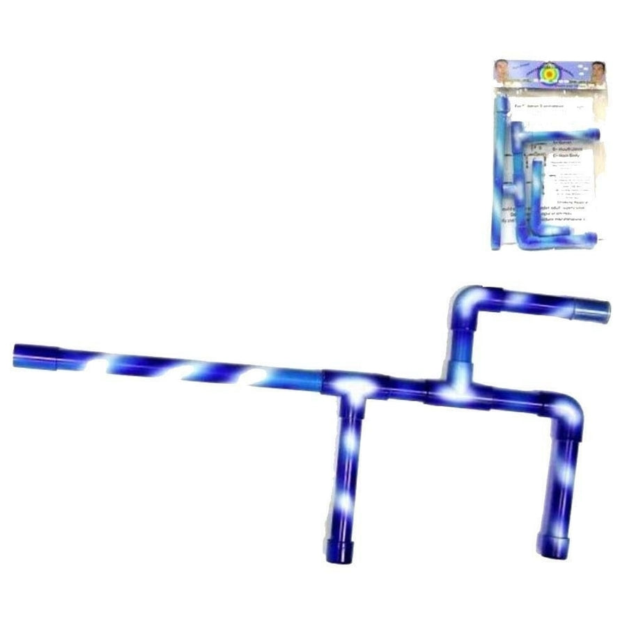 CAMOUFLAGE BLUE 22 INCH MINI MARSHMALLOW GUN toy tube shooter marshmellow guns Image 1