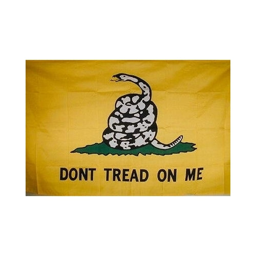 DONT TREAD ON ME YELLOW 3X5 FLAG banner sign snake navy Image 1