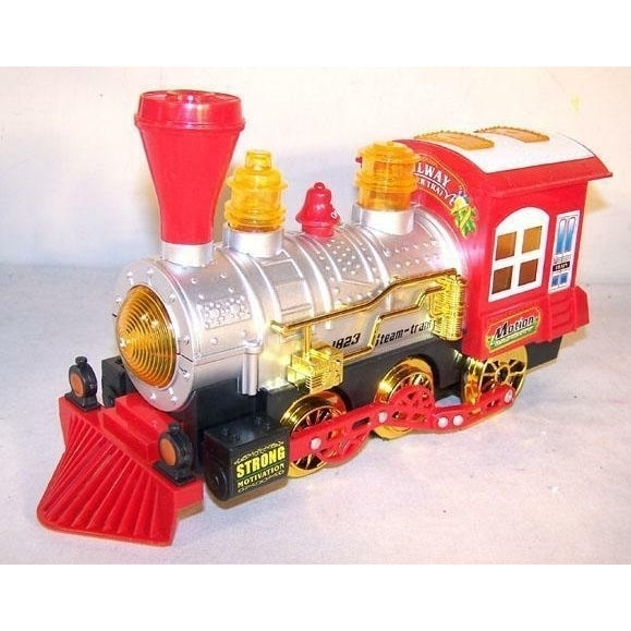 BUBBLE TRAIN ENGINE battery operated bump and go toy bubbles maker blower MACHINE Image 1