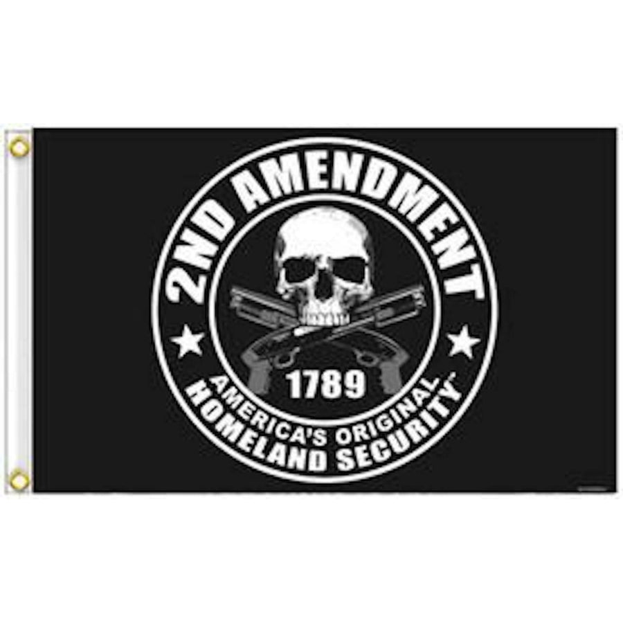 2ND AMENDMENT FLAG FL485 eagles military flags 3 x 5 mia 3x5 MIA BIKER POW Image 1