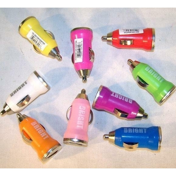 1 BAG USB CAR CHARGER BULK PACKAGE cellular phone accessory cell 10 PC BAG 471 Image 1