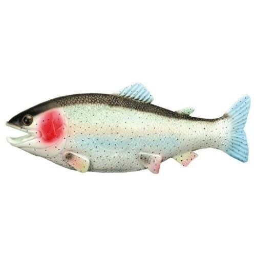 4 FAKE RUBBER FISH 13IN Foam Funny Joke Gag Clown Prop Toy Soft funny Jumbo Big Image 1