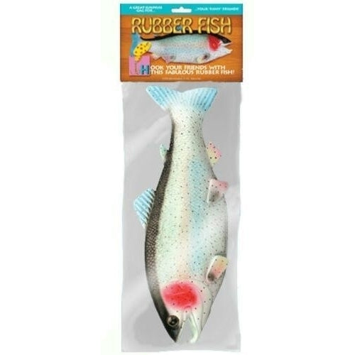 4 FAKE RUBBER FISH 13IN Foam Funny Joke Gag Clown Prop Toy Soft funny Jumbo Big Image 2