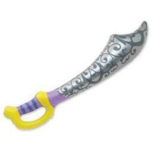 12 LARGE INFLATABLE PIRATE TOY SWORD  inflate blow up pirates novelty swords Image 1