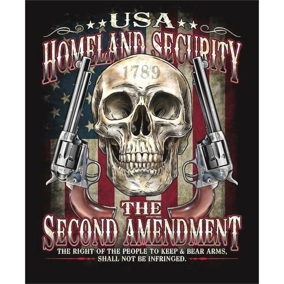 2ND AMENDMENT GUN CONTOL RIGHTS M TEE SHIRT TS302 gun homeland security Image 1