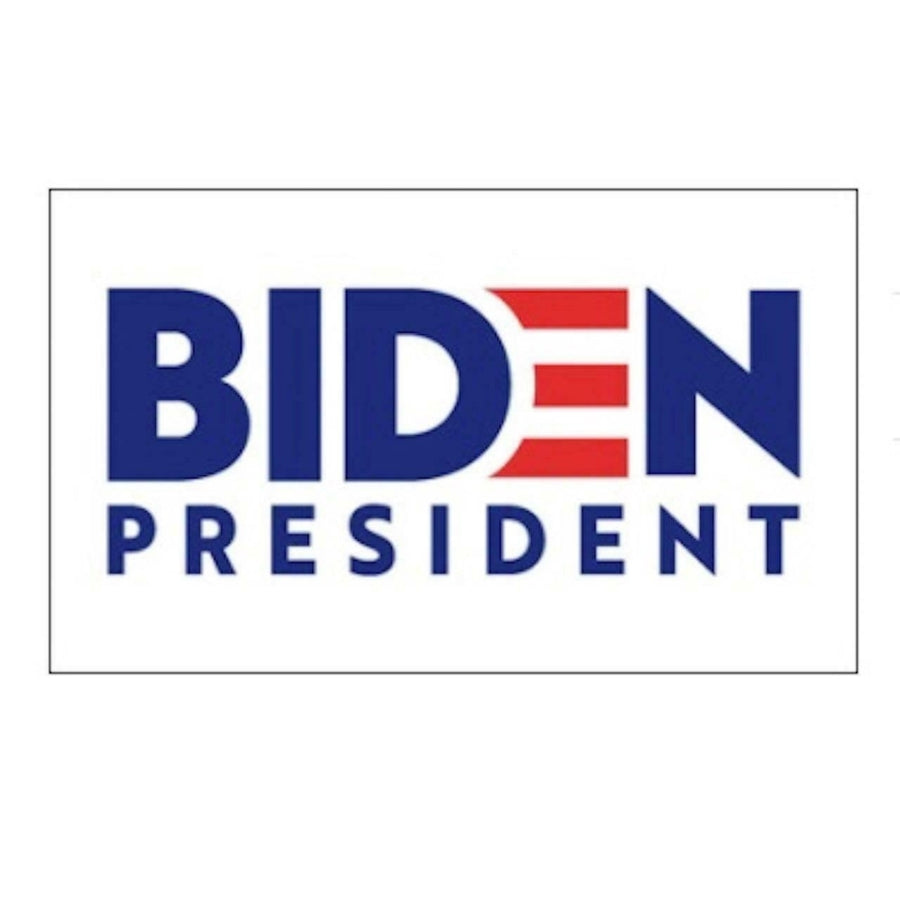 BIDEN FOR PRESIDENT 2020 3 X 5 flag WHITE FLAG W/ GROMMETS 805 democrat harris Image 1