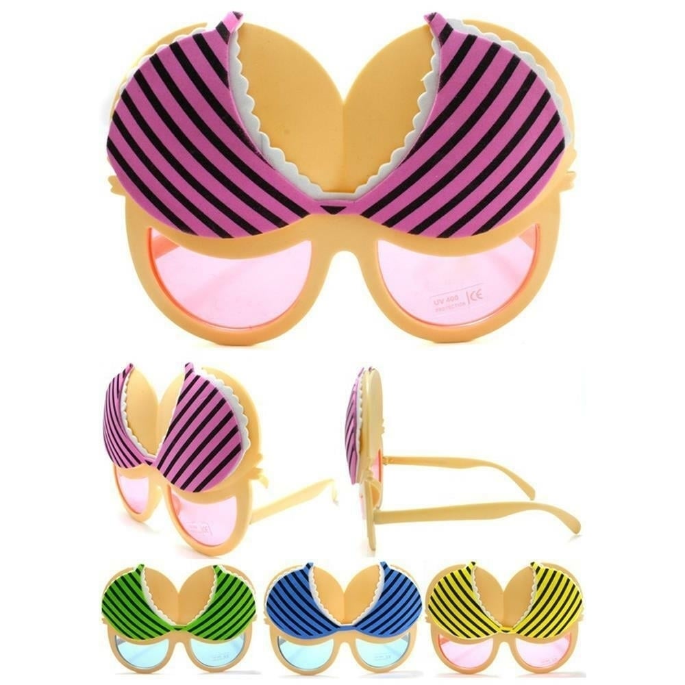 2 pair BIKINI TOP NOVELTY PARTY GLASSES sunglasses 277 men women eyewear Image 1