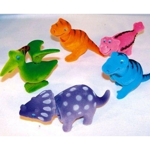 12 MOVING BOBBLE HEAD DINOSAURS party gift collector Image 1
