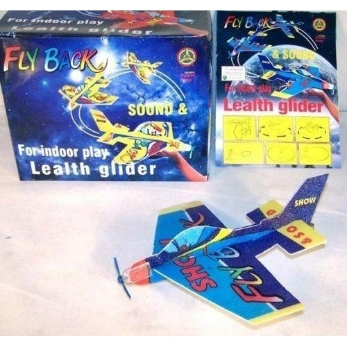 10 STUNT GLIDERS FLY BACK W SOUND PROPELLER glider toys airplane boys toy plane Image 1