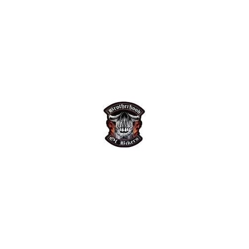 BROTHERHOOD OF BIKERS EMBRODIERED PATCH P5110 biker bikers novelty sew on Image 1