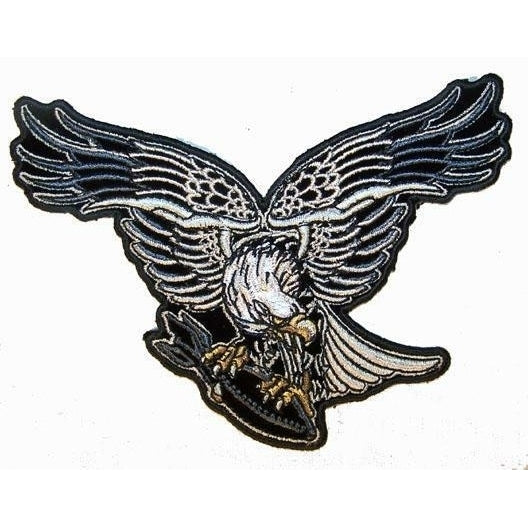 EAGLE BOMB DROPPER PATCH P7280 jacket patches BIKER EMBROIDERIED IRON ON SEW Image 1