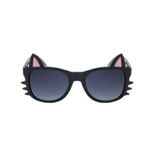 Black Dazey Shades tween Cat Shape Fashion Sunglasses with Case girls kids cute Image 2