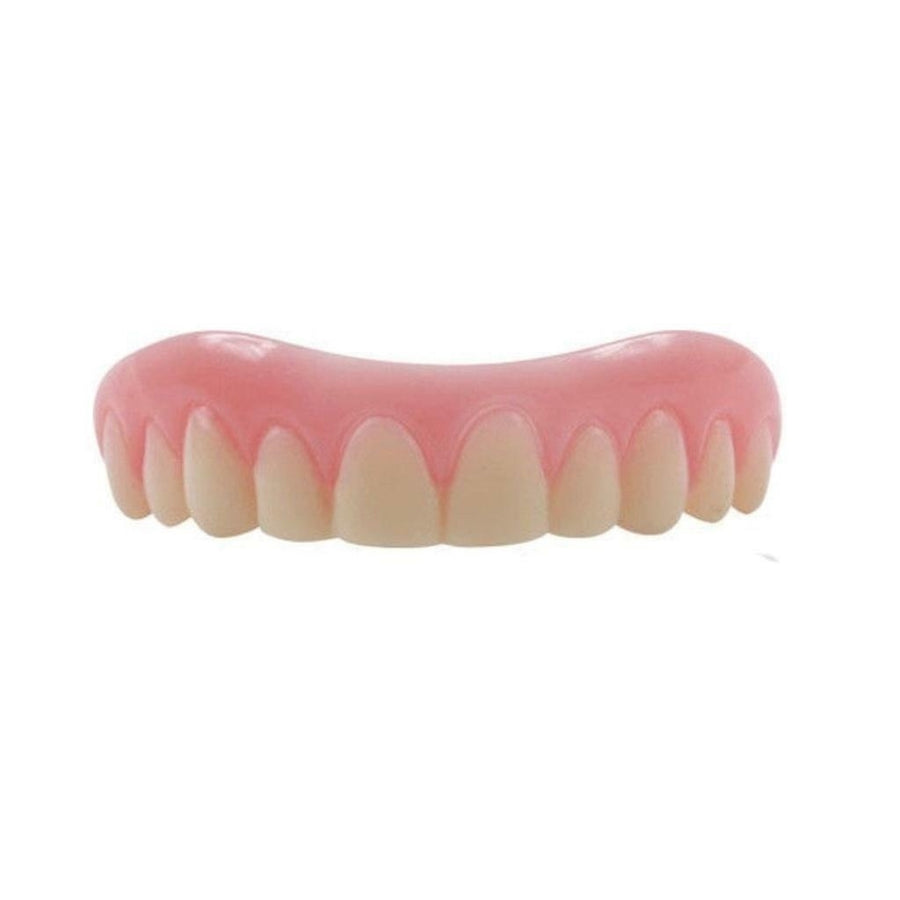 Instant Smile TOP Teeth MEDIUM W 2 EX PGK BEADS Veneers Fake Photo NOVELTY Image 1