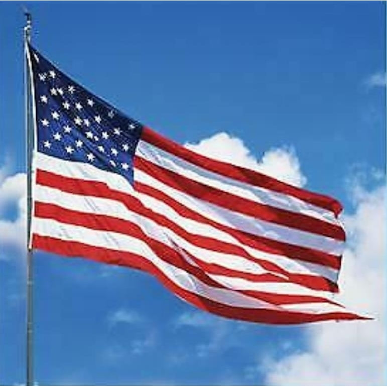 GAINT SIZE 3 X 5 FOOT EMBROIDERED POLYESTER AMERICAN USA FLAG 3x5 united states Image 2