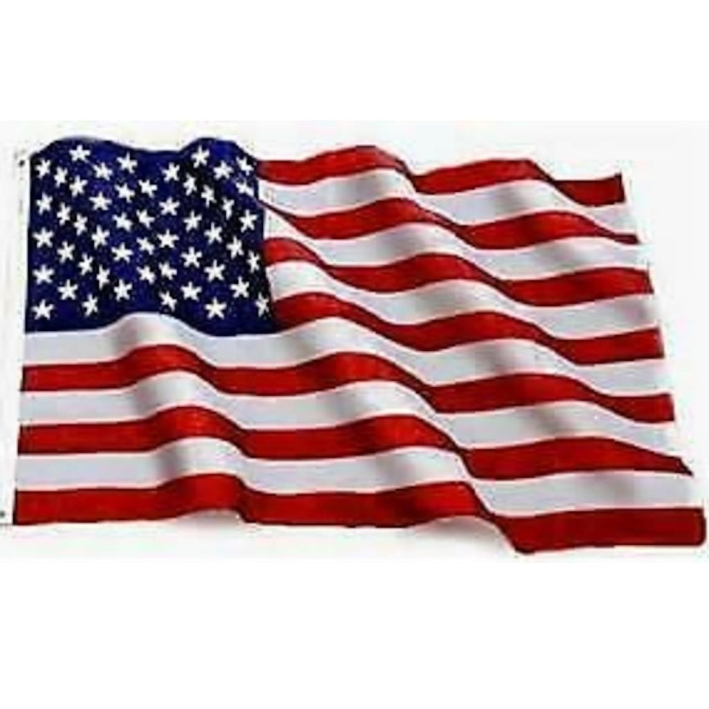 GAINT SIZE 3 X 5 FOOT EMBROIDERED POLYESTER AMERICAN USA FLAG 3x5 united states Image 3