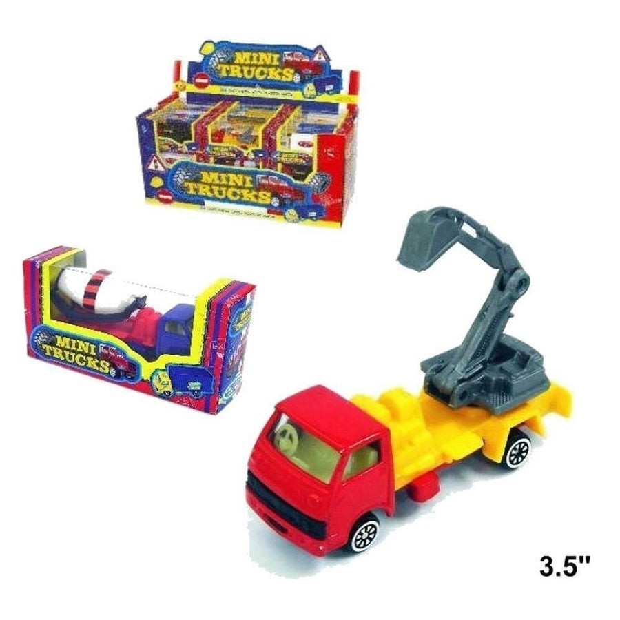 6 ASST DIECAST CONSTRUCTION TRUCKS boys play toy truck TC263 toys vehicles Image 1