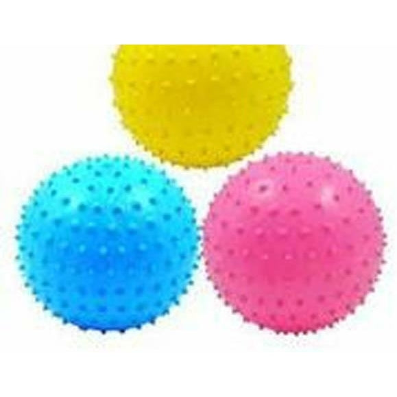 4 KNOBBY SPORTS BALLS 6 INCH novelty kick bounce ball BULK inflatable toy Image 1