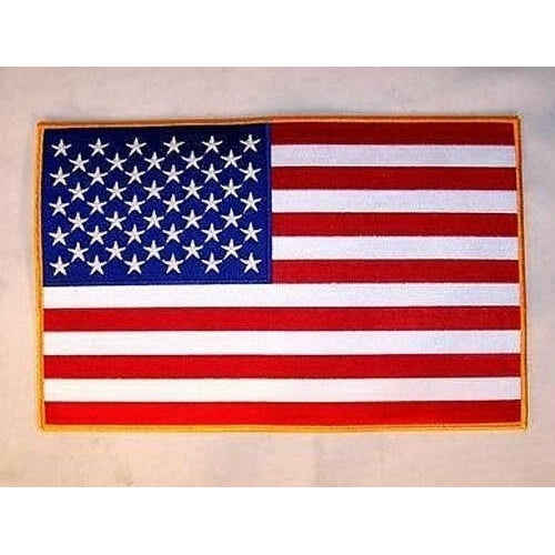 1 JUMBO AMERICAN FLAG USA JACKET BACK PATCH  EMBROIDERED JBP23 eagle america Image 1