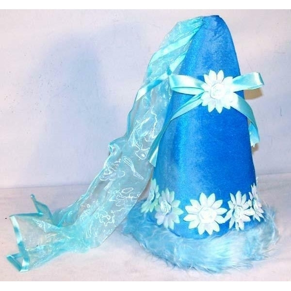 1 LITTLE KIDS BLUE PRINCESS DRESSUP HAT girls new childrens costume hats PLAY Image 1
